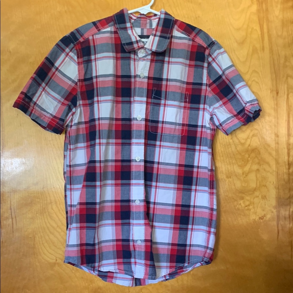 EUC Boys Size XL 14 The Children’s Place Plaid Button Down Shirt